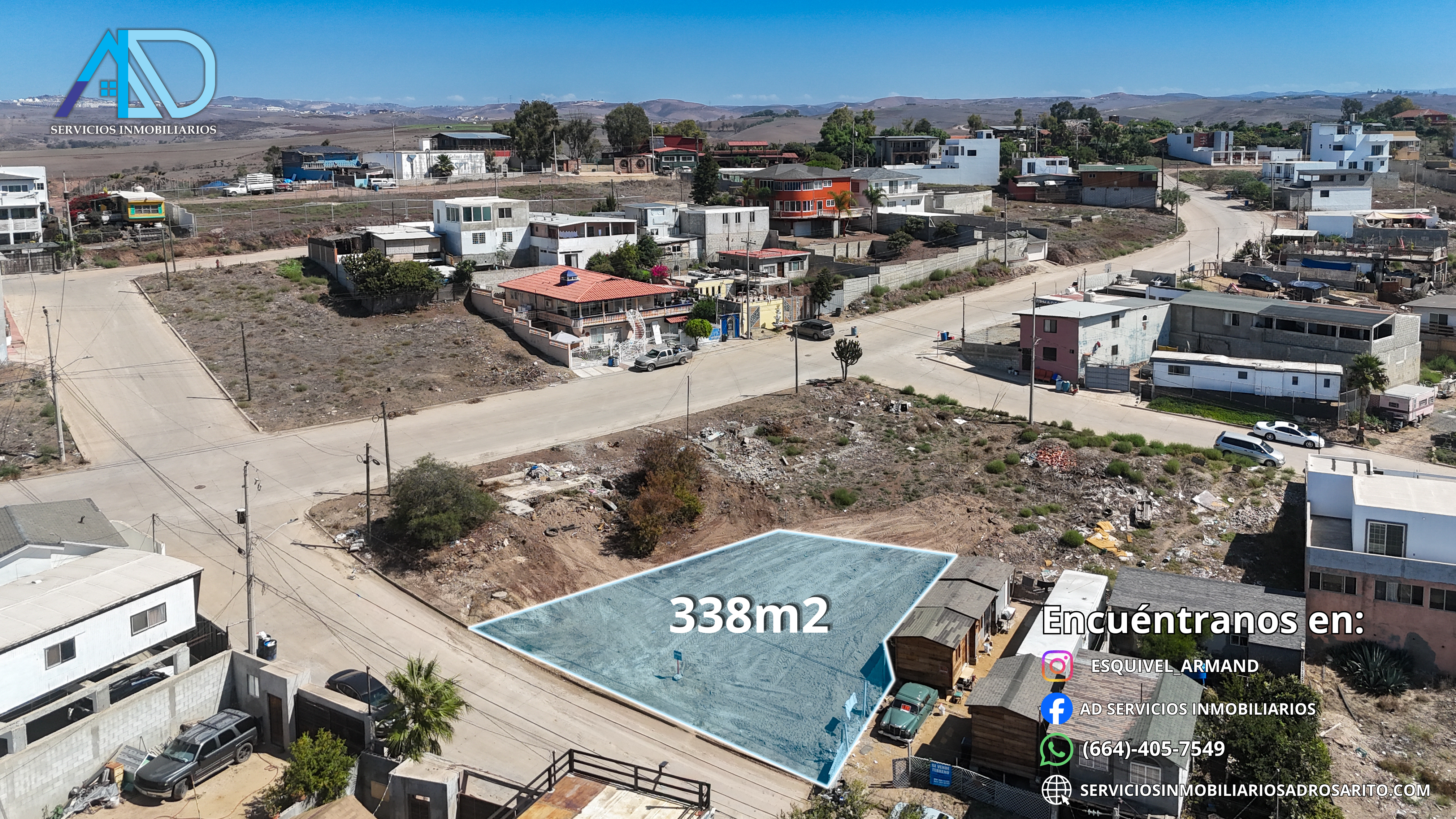 Terreno a la venta en Colinas de Rosarito