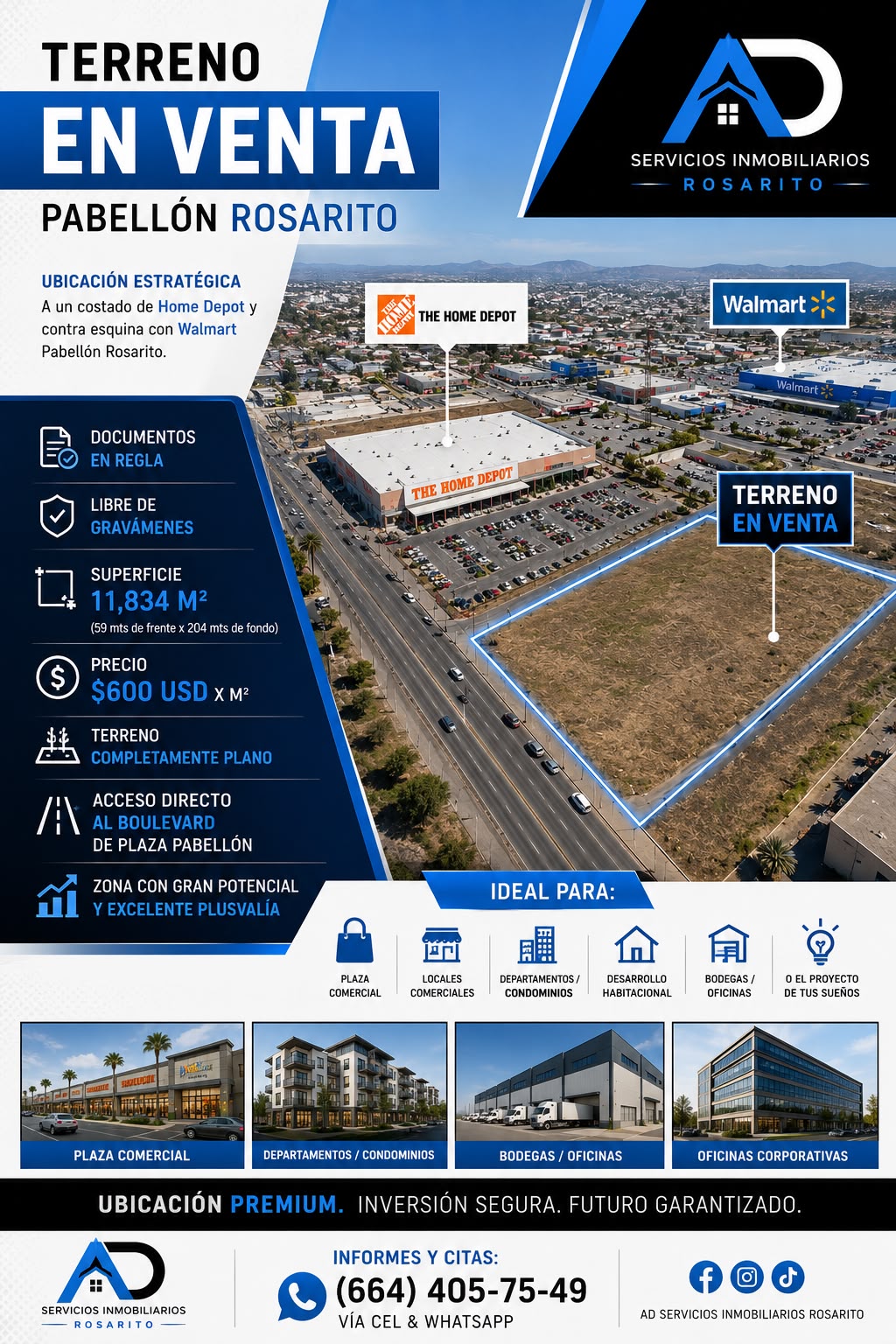 LA JOYA COMERCIAL DE ROSARITO ESTÁ FRENTE A TI .
